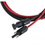 TUV Insulated Tinned Copper Solar Wire DC Power Single Head PV Connector 1000V/1500V 30A Cable IP67 Various Sizes 4mm-35mm