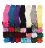 Hot Selling Toddler Boutique Baby Clothes Solid Color Cotton Ruffle Baby Girls Pants Infant Kids Icing Leggings