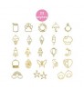 Open Metal Bezels for UV Resin Geometric Hollow Frame Pendants Craft Jewelry Molds Charms Casting Necklaces Earrings Accessories