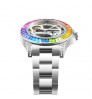 Mechanical Watches 316L Stainless Steel With 5A Grade Rainbow Diamonds For Mens Mechanical Watches Automatic