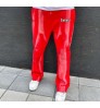 OEM custom flared sweatpants cotton nylon flare track pants men jogger pants flare sweat pants men