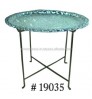 Rice Hammered Moroccan Coffee Table Home Decoration Metal Furniture Home Furniture Foldable Moroccan Table
