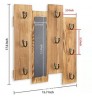 Rustic Wood Shelves Mount Decoration Furniture Floating Wall Shelf
