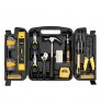 DEKO DKMT130 Portable Hand Screwdriver Tool Set 130pcs Yellow Black Multi-functional High Quality Household for Home Repairing