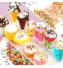 Slime kit for kids DIY Fluffy Slime Kit Crystal Slime Set for Girls Boys Toys Kids Art Craft 24 colors