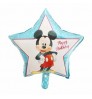 New design cartoon character 18 inch star heart Minnie Mickey Mouse globos aluminum foil balloon decoration kids toys balloon