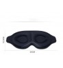 Upgraded 3D Contoured Cup 100% Blackout Sleeping Eye Mask with Adjustable Strap