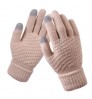 Gloves & Mittens Customize Acrylic Winter Touchscreen Magic Gloves Women Men Warm Stretch Knitted Wool Mittens ScreenAcrylic Gl