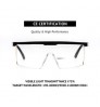 SD-5 Work protection side shield CO2 laser safety eyewear glasses with black frame