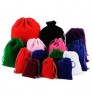 Overstock Multicolor Large Hair Conditioner Packing Velvet Bags Logo Drawstring Bags Gift Bags Small