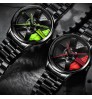 New Watches Men Sports Car Men Watches Quartz Waterproof Sport Rim Hub Wheel Wristwatch Car Quartz Men's Watches