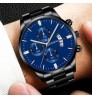 Q830 Men Quartz Chronograph Tachymeter Black Dial 44mm Man Wristwatch Cheap Watches in Bulk guangzhou Watches