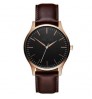 7 Colors Top Brand Simple Classic Quartz Men Ladies Leather Wristband Watch