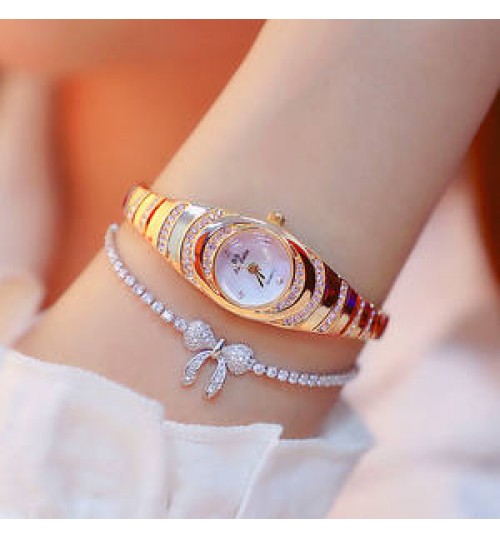 bs bee sister ladies wrist watches dress gold watch women watch bs