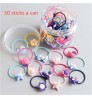 Wholesale luxury resin fruit series baby Elastic Rubber Band Girls Hair Ties kids accessories set