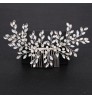 Fashion Hair Combs Hair Accessories Bridal Flower Pearl Crystal Wedding Headpiece