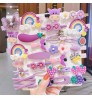 Children's Cute Cartoon Korean Jewelry Princess Headdress Girls Side Clip Bb Hairpin Baby Girl Hair Accessories