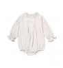 Autumn Infant Toddler Clothes Baby Jumpsuit Baby Romper Long-sleeved Linen Cotton Newborn Full Baby Girls 1 Set /opp Bag Support