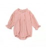 Autumn Infant Toddler Clothes Baby Jumpsuit Baby Romper Long-sleeved Linen Cotton Newborn Full Baby Girls 1 Set /opp Bag Support