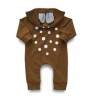 Baby Playsuit Cartoon Bunny Design Baby Playsuit Cotton Girl Boy Long Sleeves Hood Romper Toddler Winter Clothes