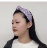 AB crystals designer headbands for kids frozen lace bow headband kids hair accessories baby girl headband